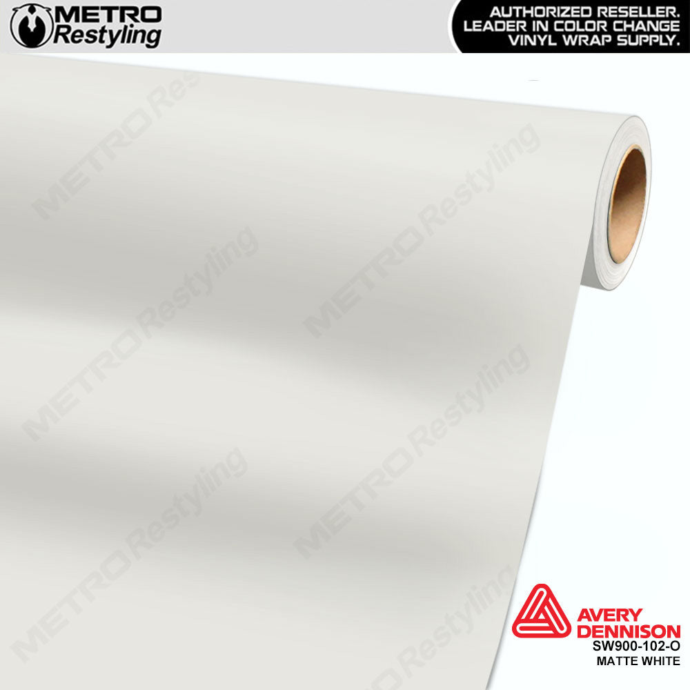 Avery Dennison SW900 Matte White Vinyl Wrap