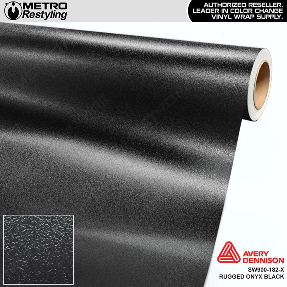 Avery Dennison SW900 Rugged Onyx Black Vinyl Wrap