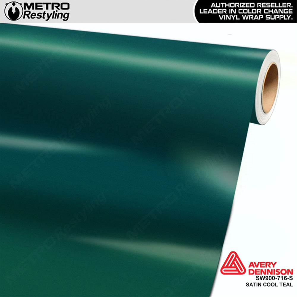 Avery Dennison SW900 Satin Cool Teal Vinyl Wrap