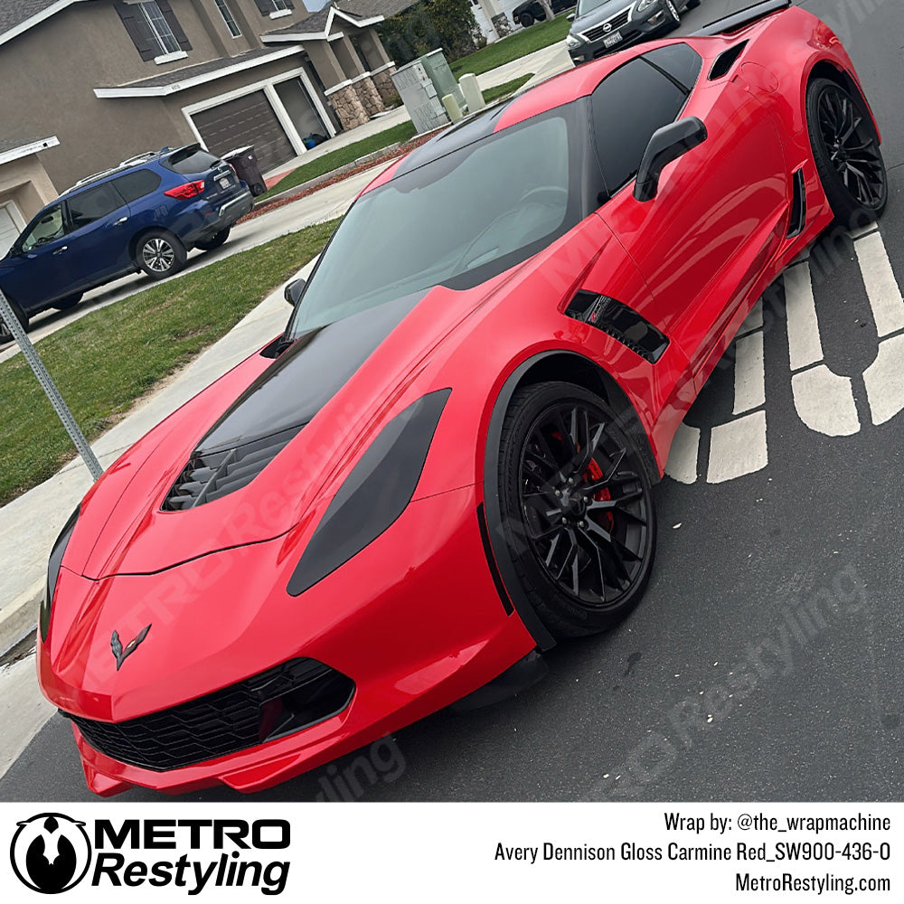 Avery Dennison Gloss Carmine Red_SW900-436-O_Corvette