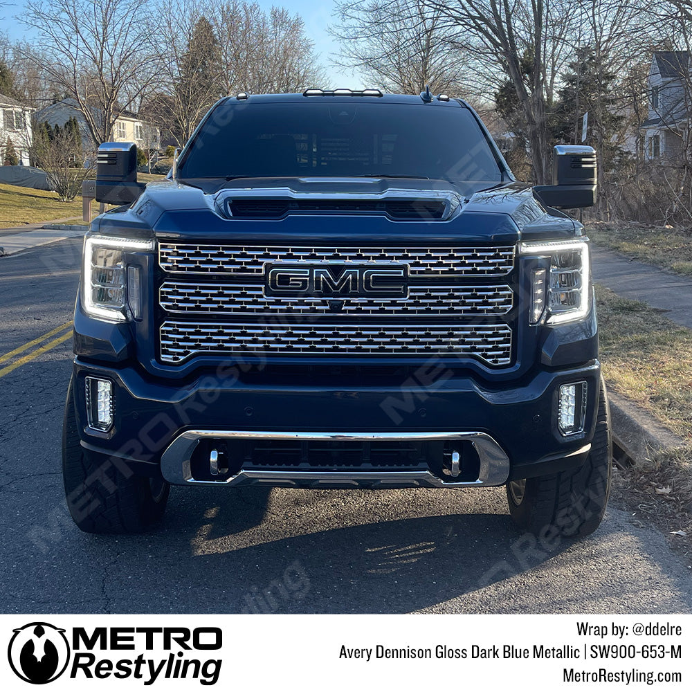 Avery Dennison Gloss Dark Blue Metallic_SW900-653-M_GMC Truck