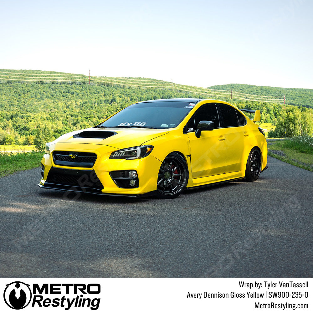 Avery Dennison Gloss Yellow_SW900-235-O_Subaru