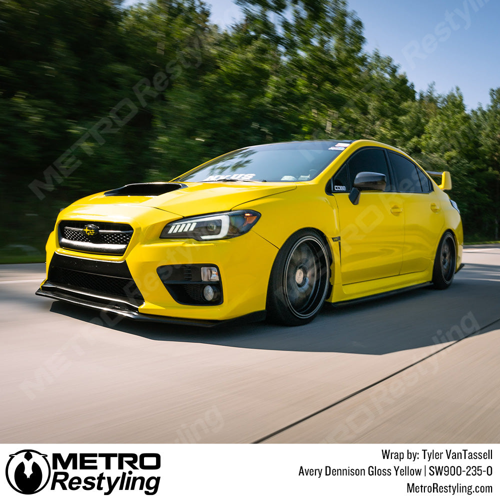 Avery Dennison Gloss Yellow_SW900-235-O_Subaru