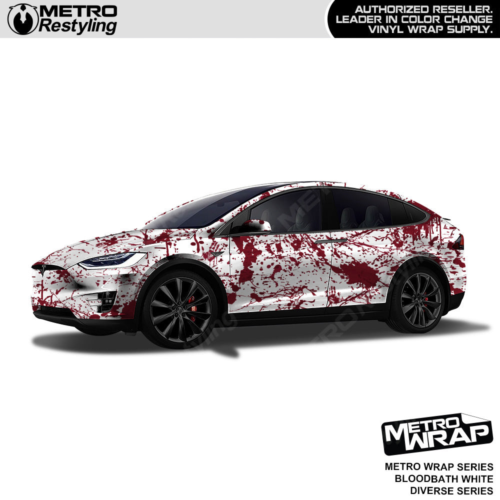 Metro Wrap Bloodbath White Vinyl Film