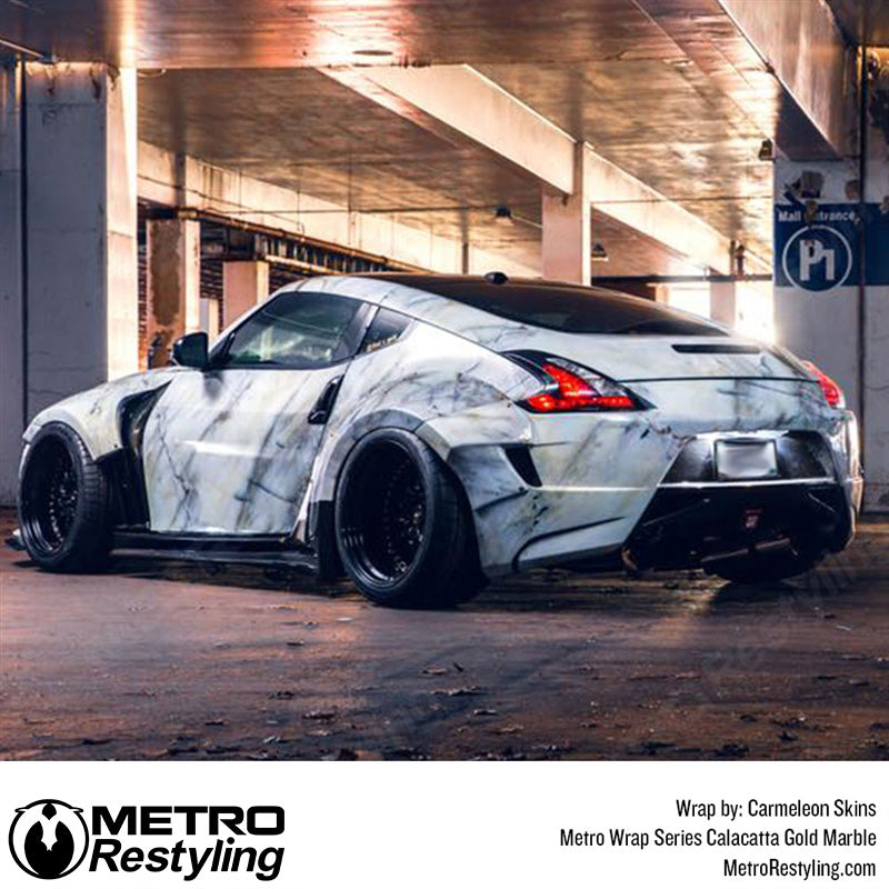 Metro Wrap Calacatta Gold Marble Vinyl Film