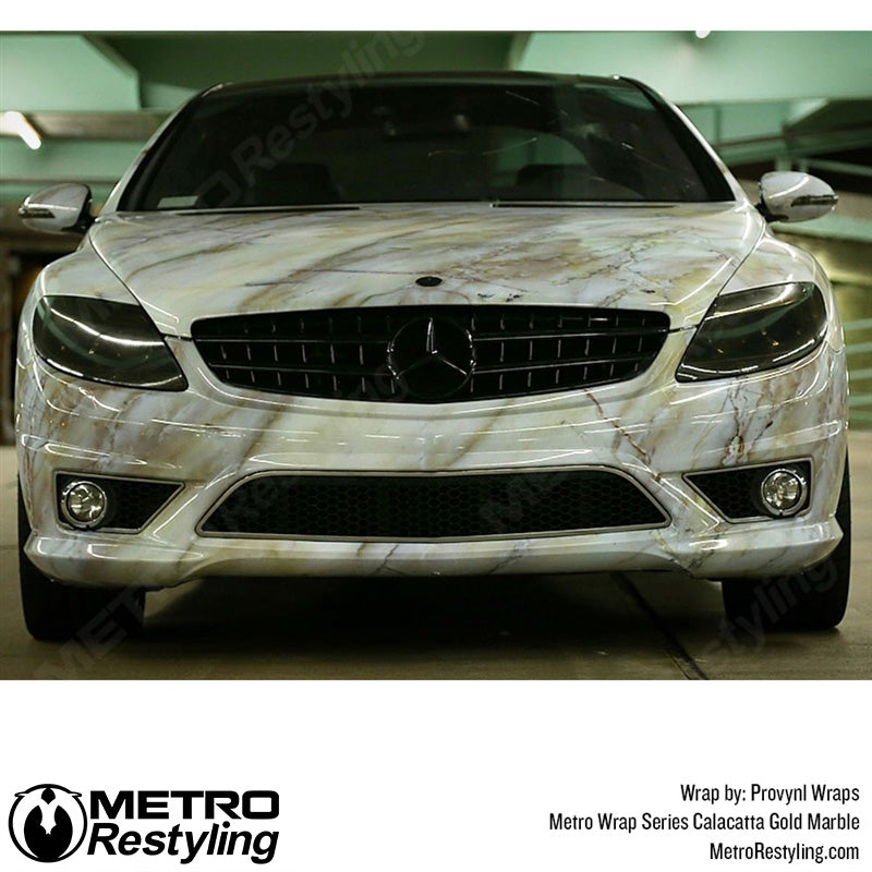 Metro Wrap Calacatta Gold Marble Vinyl Film