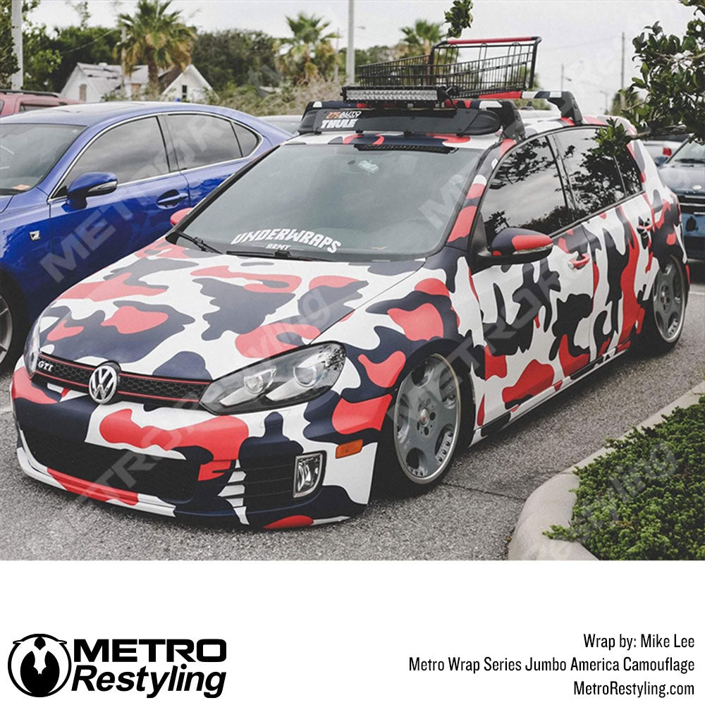 america camouflage wrap