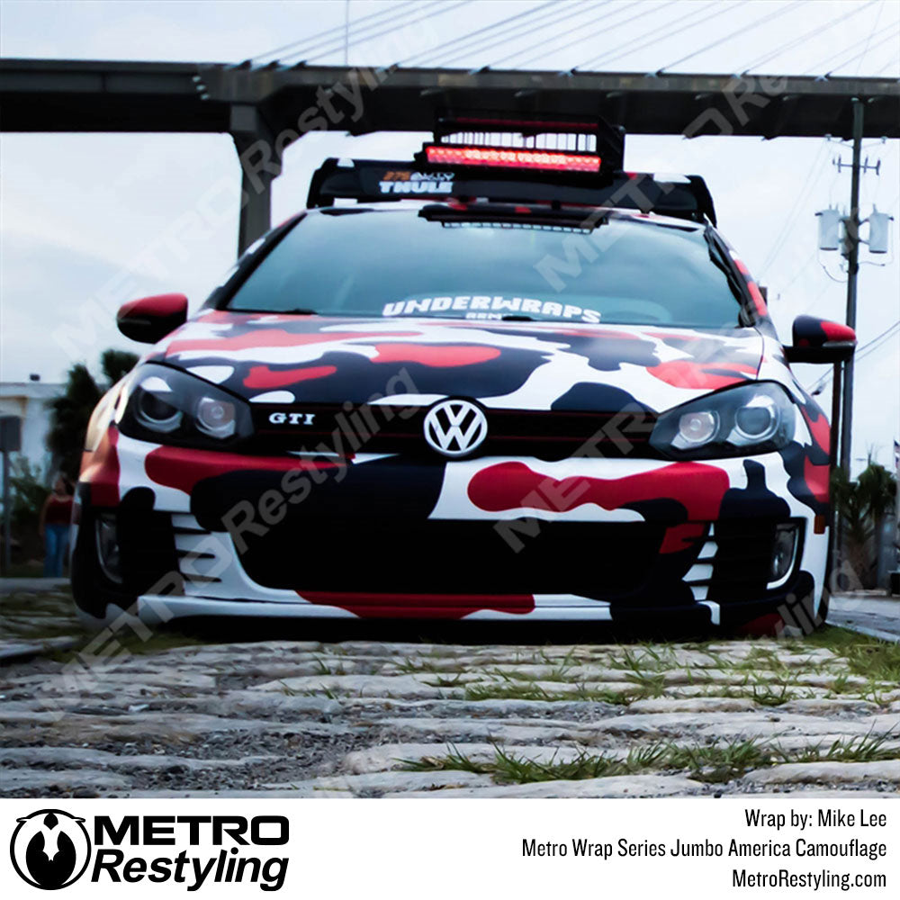 america camo volkswagen wrap