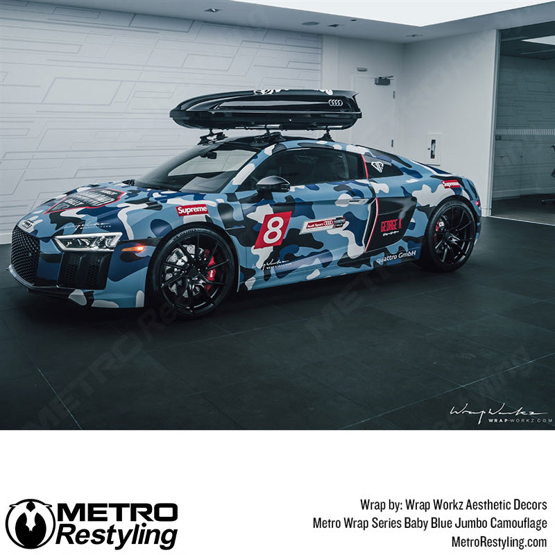 Jumbo Classic Baby Blue Camouflage Audi