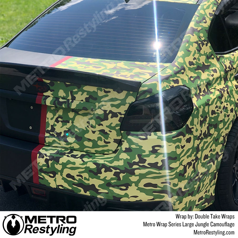 jungle car subaru wrap