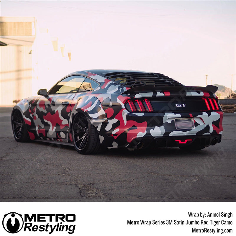 Jumbo Classic Red Tiger Camouflage Mustang GT