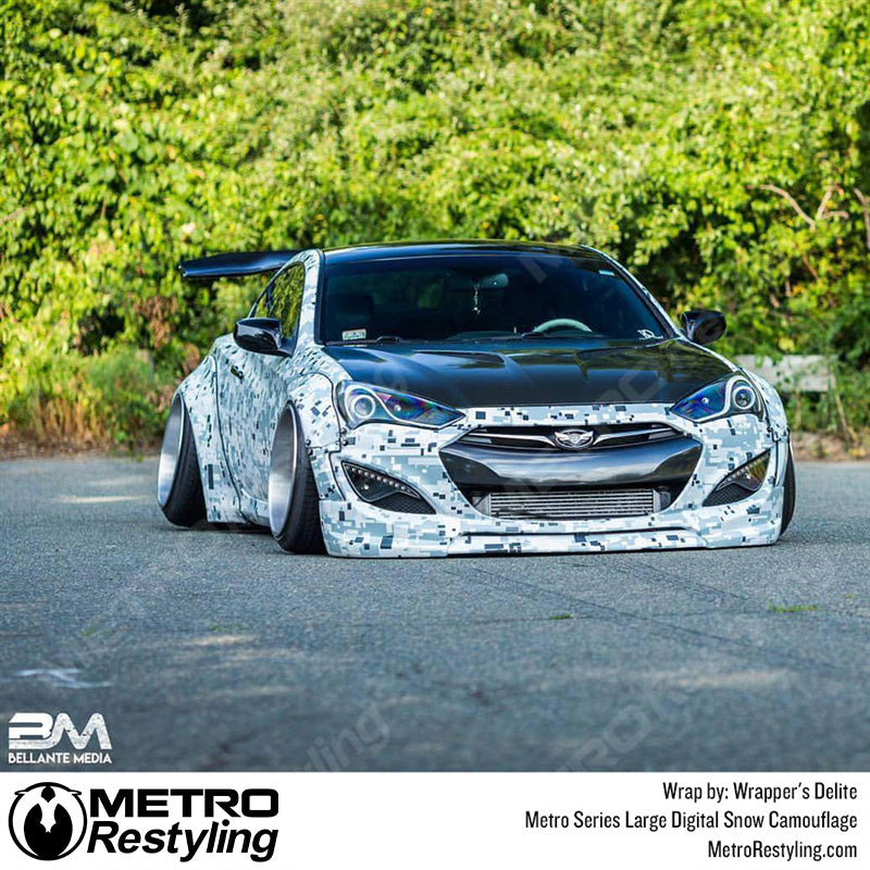 Large Digital Snow Camouflage