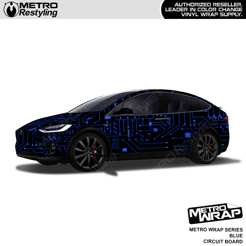 Metro Wrap Circuit Board Car Wrap