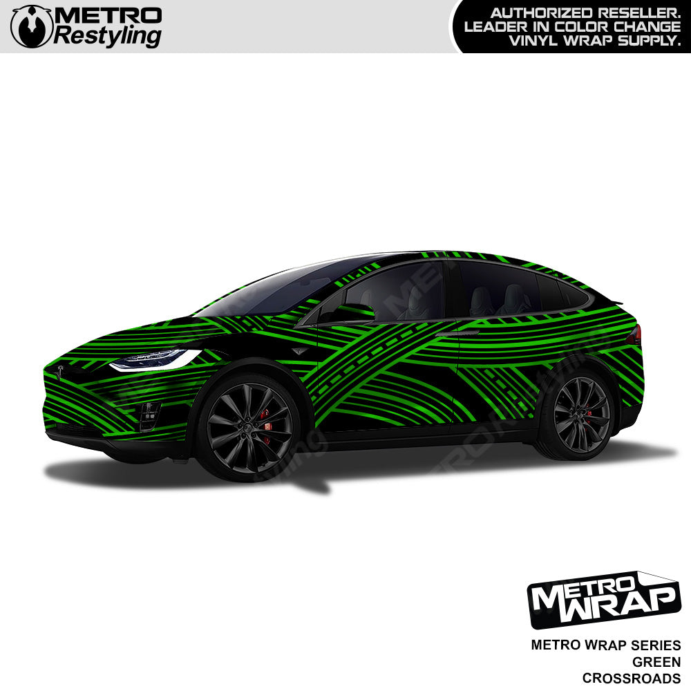 Metro Wrap Crossroads Green Vinyl Film
