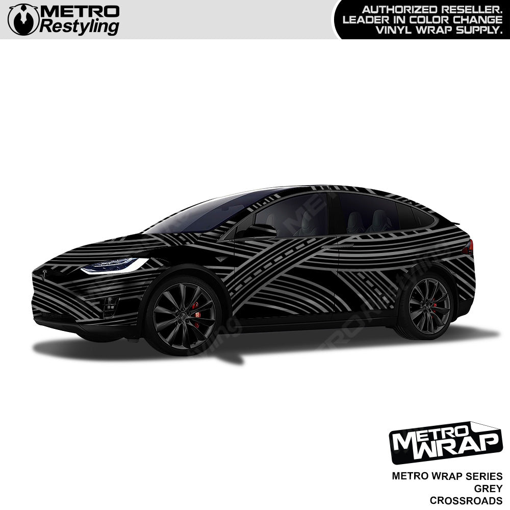 Metro Wrap Crossroads Gray Vinyl Film