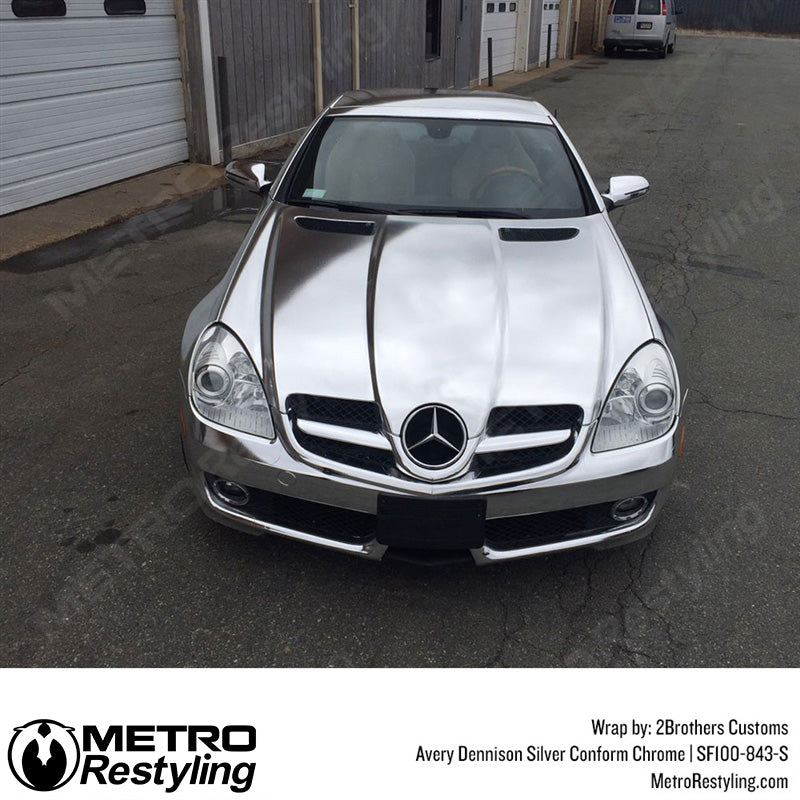 Avery Dennison SF100 Gloss Silver Conform Chrome Vinyl Wrap