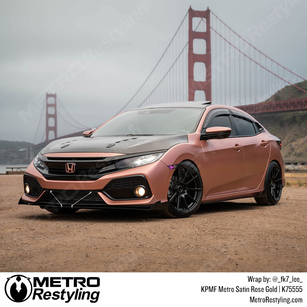 Metro Satin Rose Gold Honda Wrap