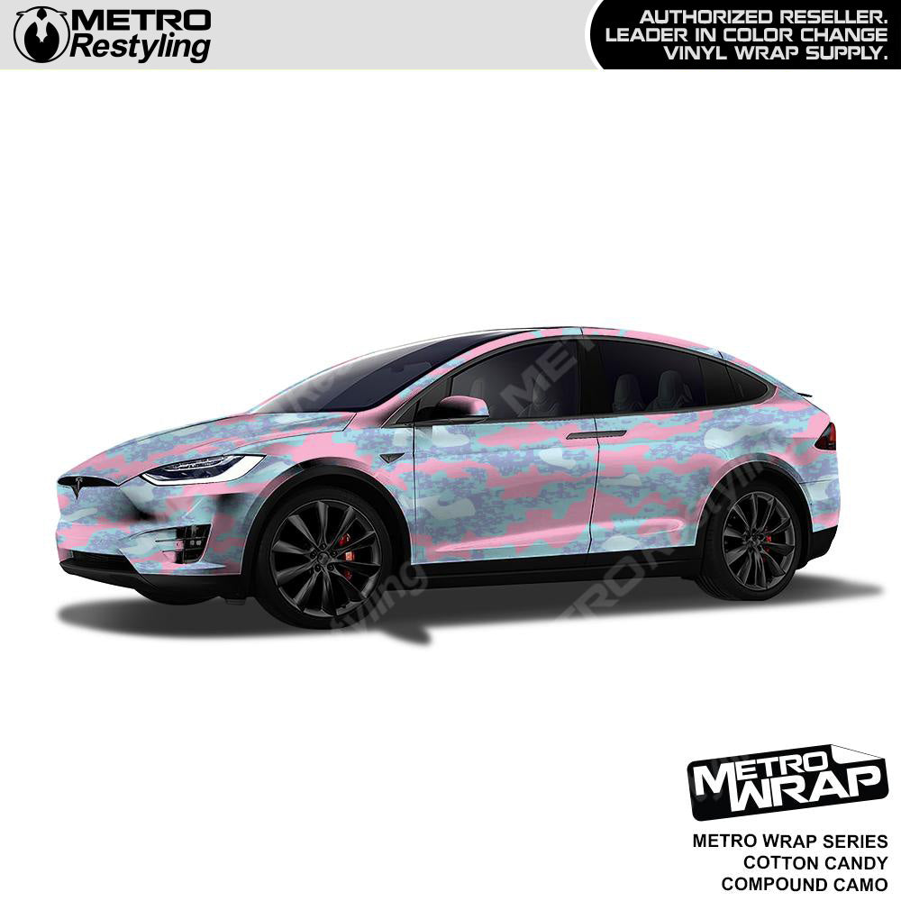 Metro Wrap Compound Cotton Candy Camouflage Vinyl Film