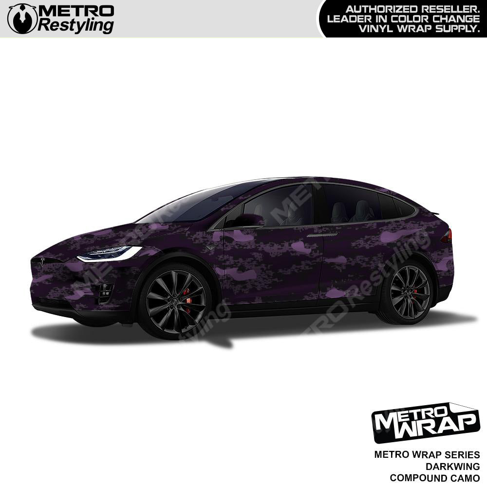 Metro Wrap Compound Darkwing Camouflage Vinyl Film