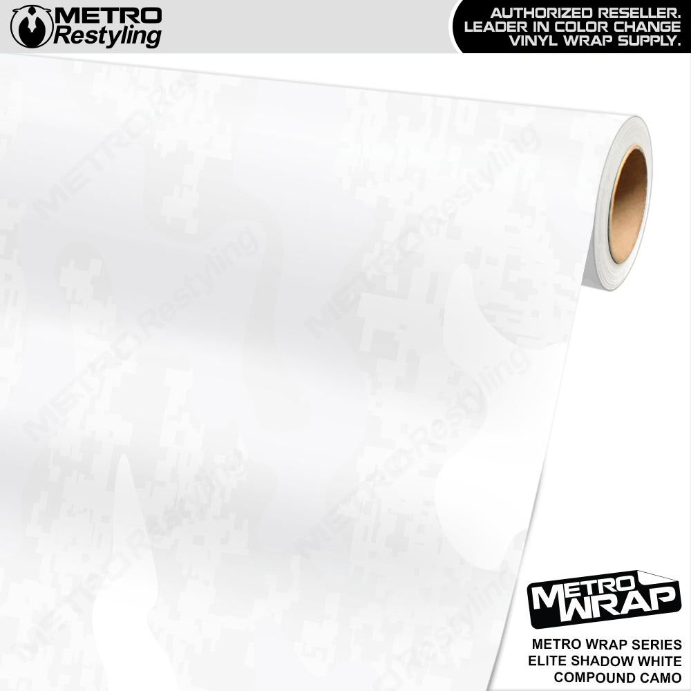 Metro Wrap Compound Elite Shadow White Camouflage Vinyl Film