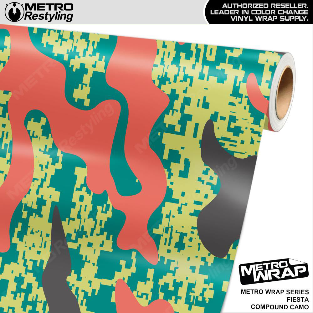 Metro Wrap Compound Fiesta Camouflage Vinyl Film