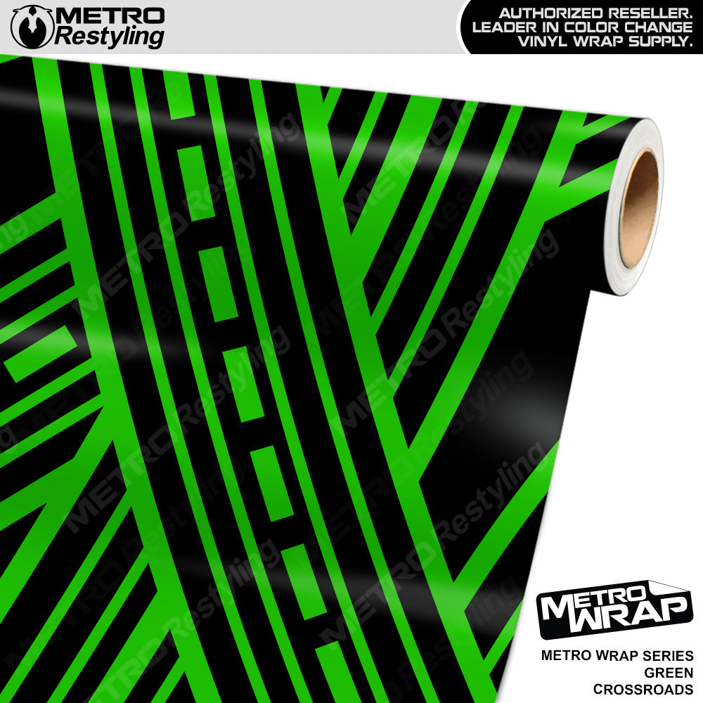 Metro Wrap Crossroads Green Vinyl Film