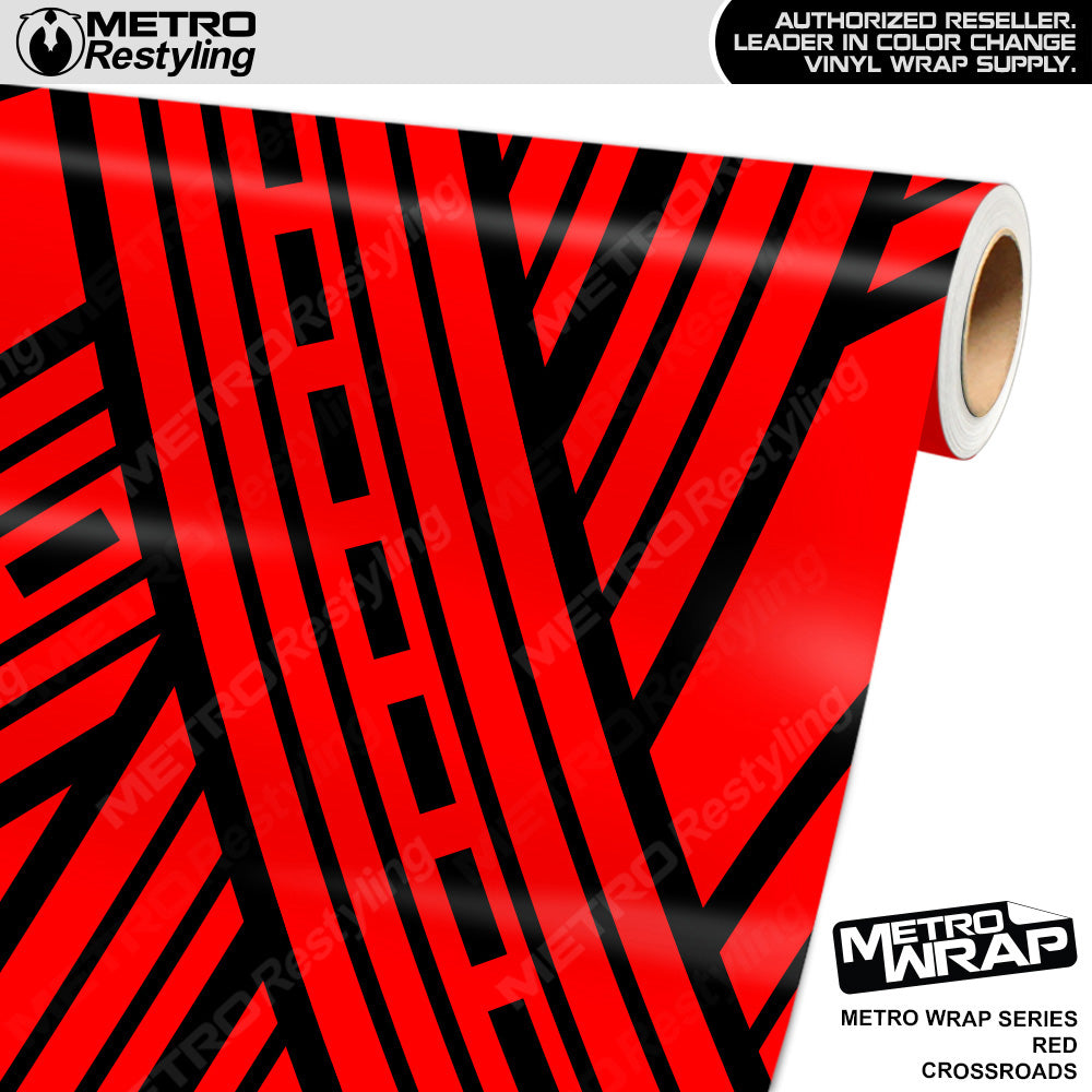 Metro Wrap Crossroads Red Vinyl Film