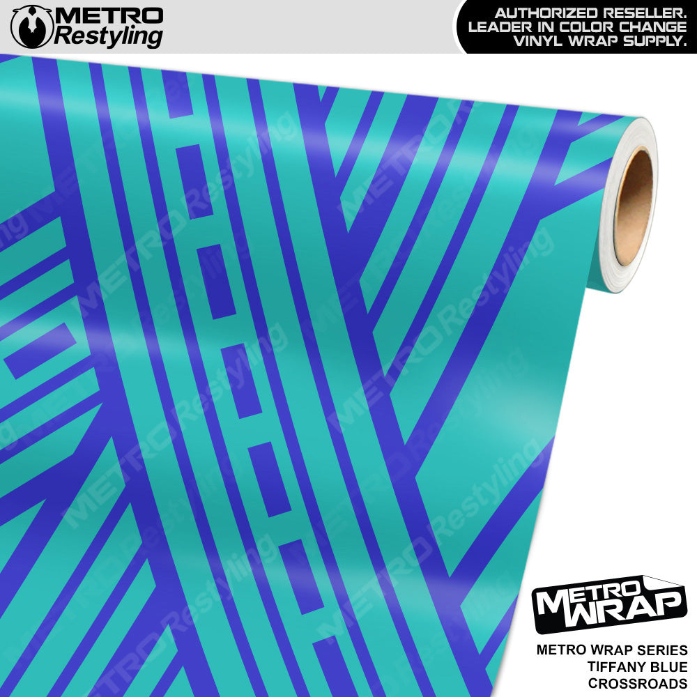 Metro Wrap Crossroads Tiffany Blue Vinyl Film
