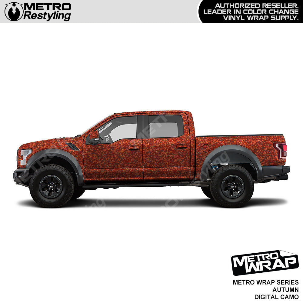 Metro Wrap Digital Autumn Camouflage Truck Wrap