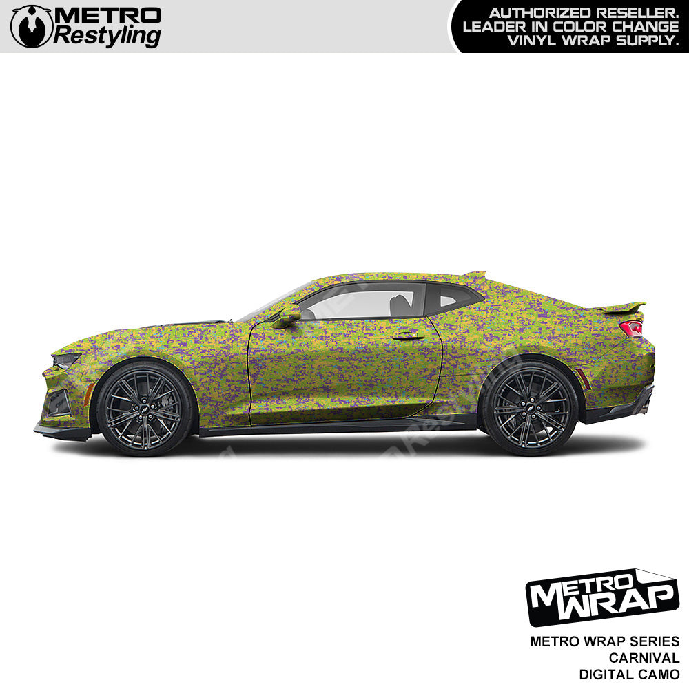 Metro Wrap Digital Carnival Camouflage Car Wrap