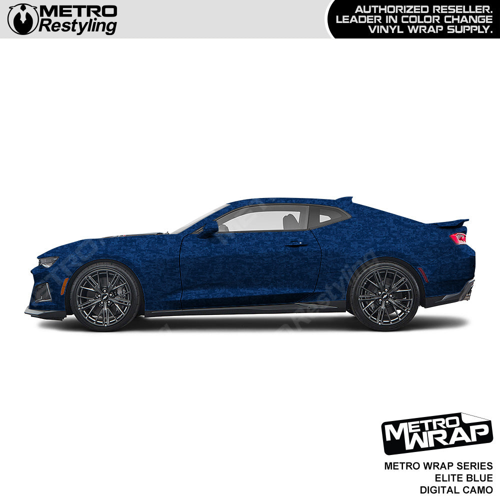 Metro Wrap Digital Elite Blue Camouflage Car Wrap