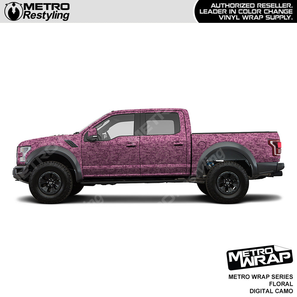 Metro Wrap Digital Floral Camouflage Truck Wrap