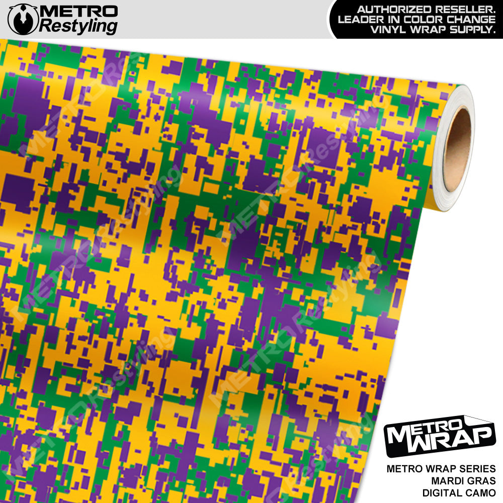 Metro Wrap Digital Mardi Gras Camouflage