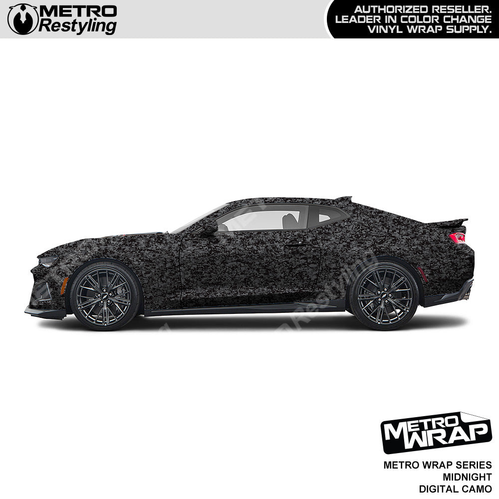 Metro Wrap Digital Midnight Camouflage Car Wrap