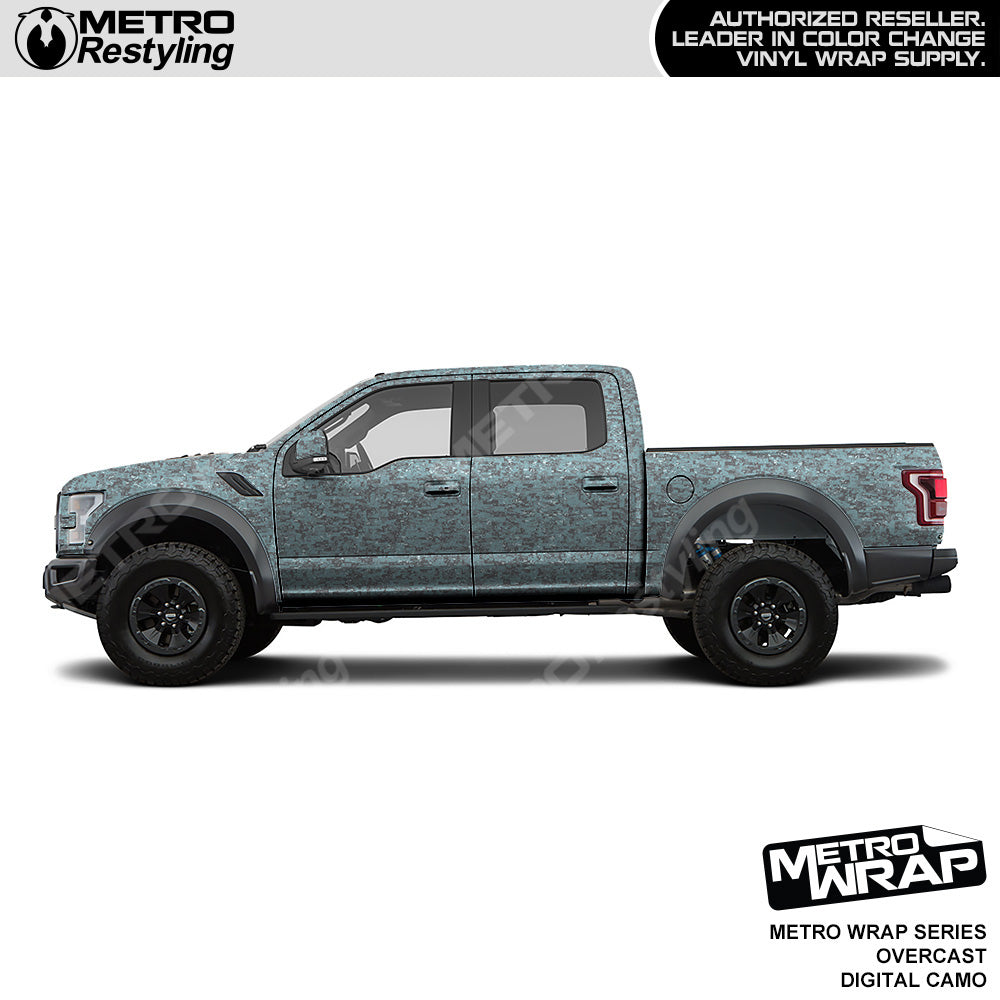 Metro Wrap Digital Overcast Camouflage Truck Wrap