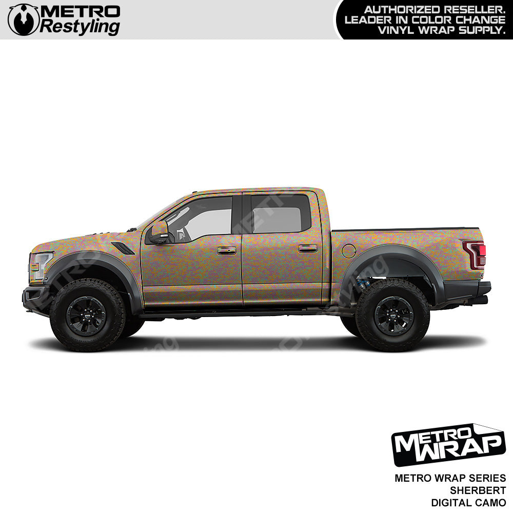 Metro Wrap Digital Sherbert Camouflage Truck Wrap
