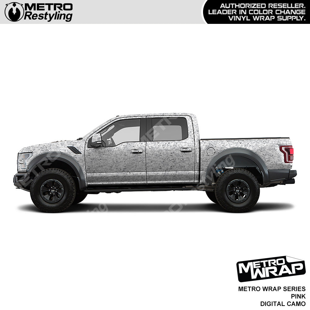 Metro Wrap Digital Snow Camouflage Truck Wrap