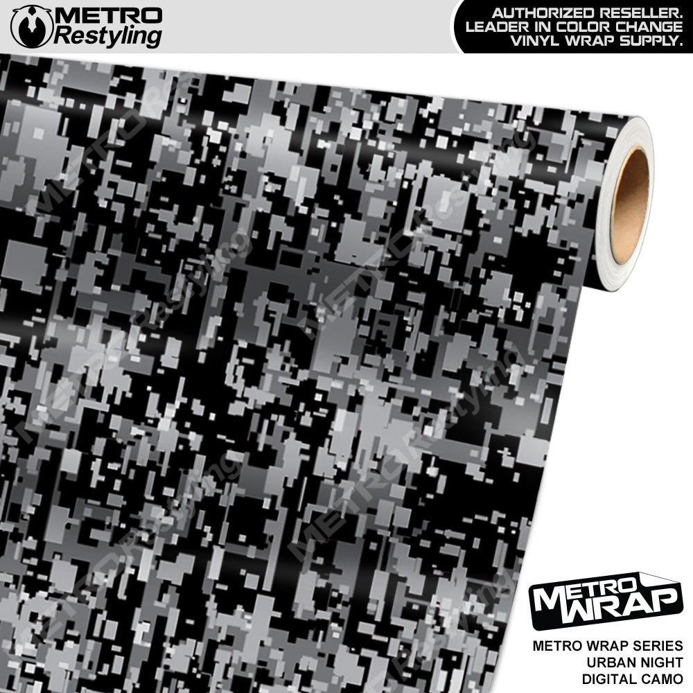 Metro Wrap Digital Urban Night Camouflage