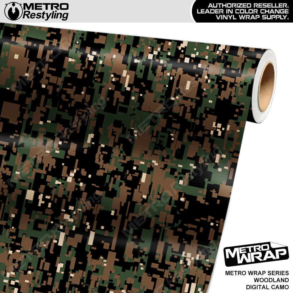 Metro Wrap Digital Woodland Camouflage