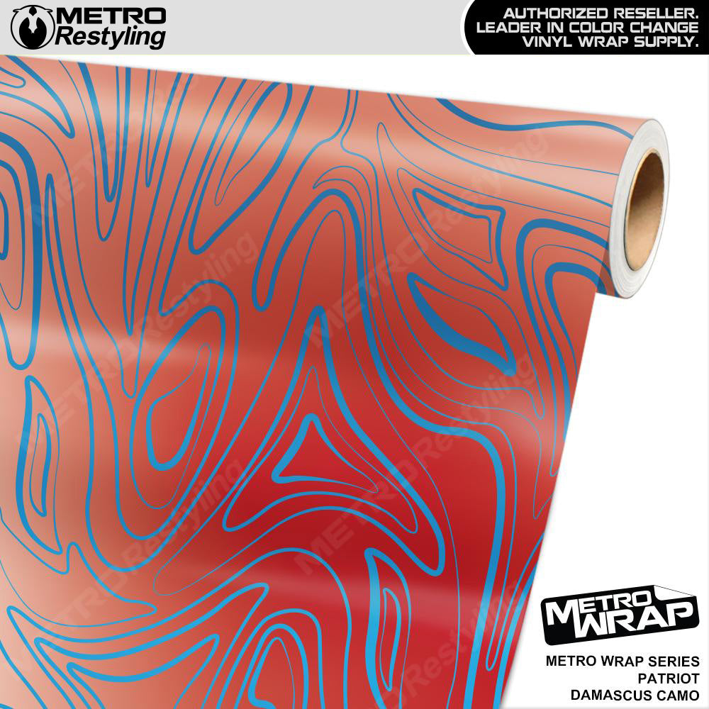 Metro Wrap Damascus Patriot Camouflage Vinyl Film