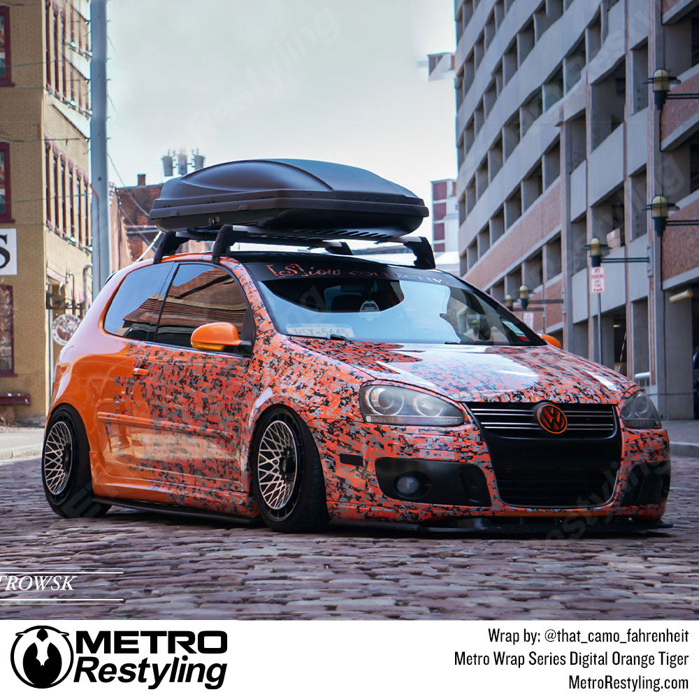 Digital Orange Tiger Vinyl