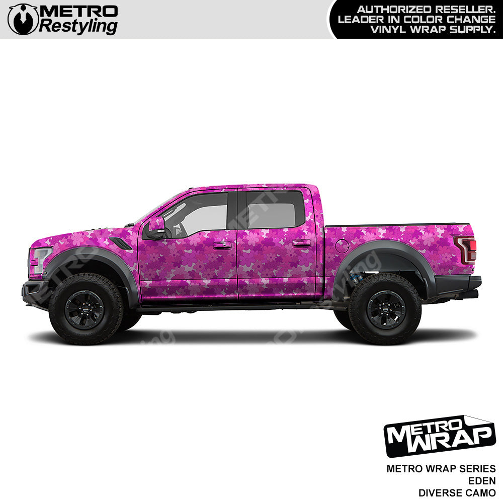 Metro Wrap Diverse Eden Camouflage Vinyl Film