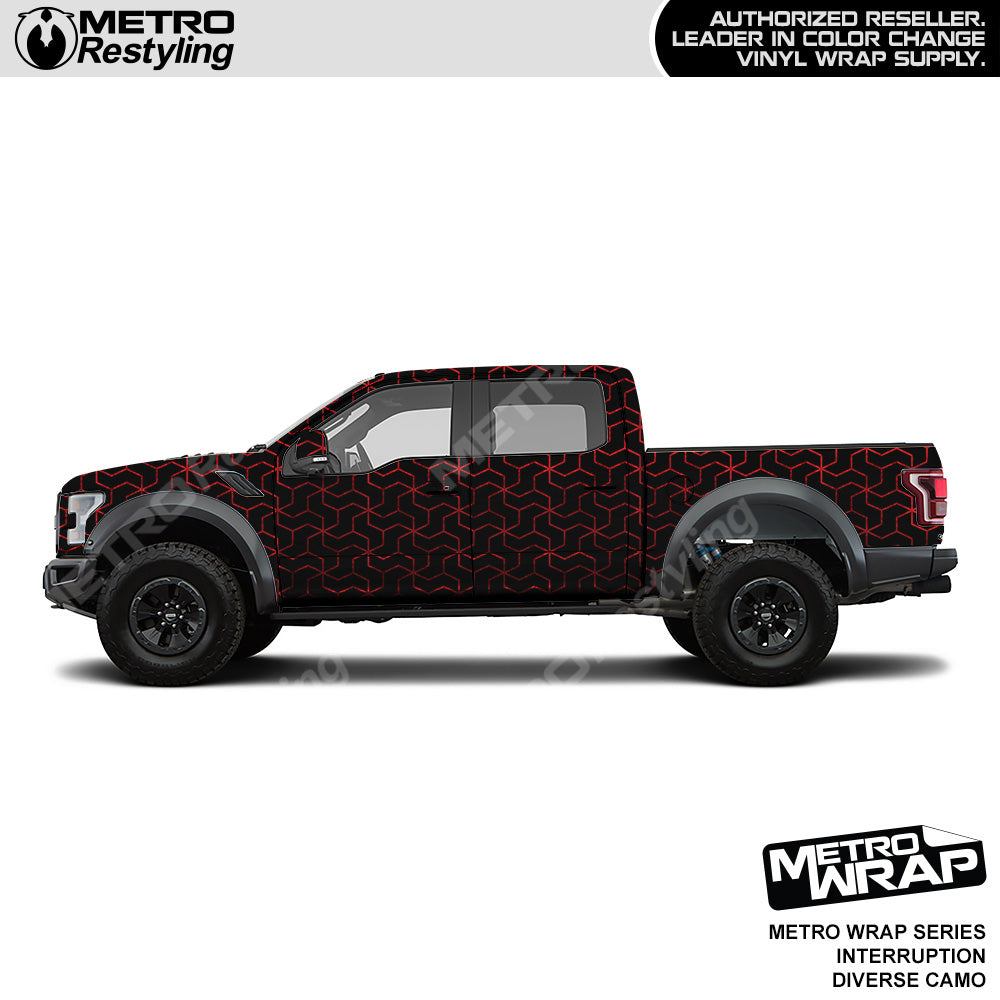 Metro Wrap Diverse Interruption Camouflage Vinyl Film