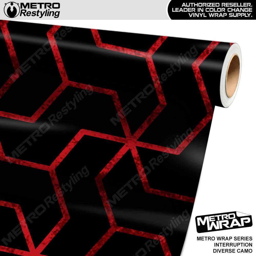 Metro Wrap Diverse Interruption Camouflage Vinyl Film