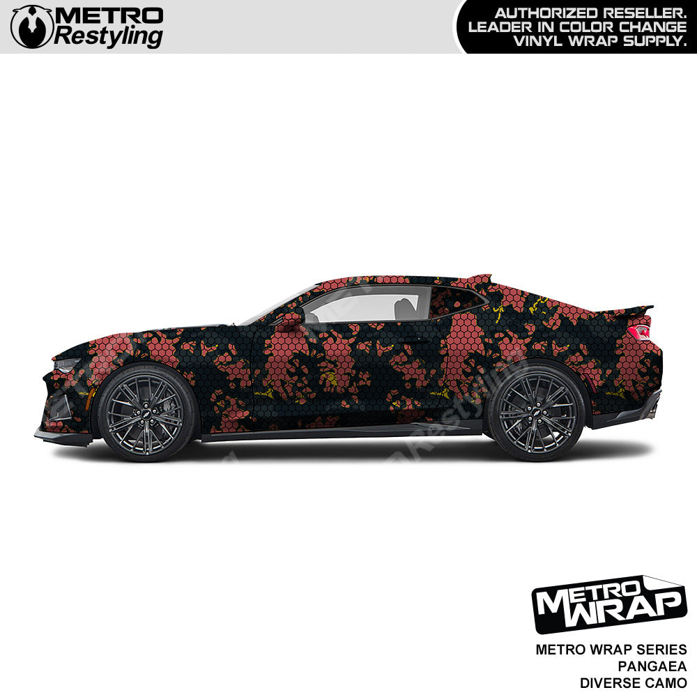 Metro Wrap Diverse Pangaea Camouflage Vinyl Film