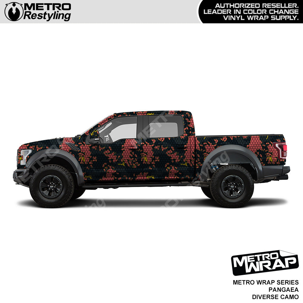 Metro Wrap Diverse Pangaea Camouflage Vinyl Film