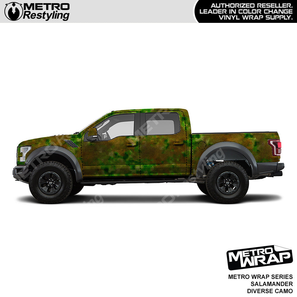 Metro Wrap Diverse Salamander Camouflage Vinyl Film