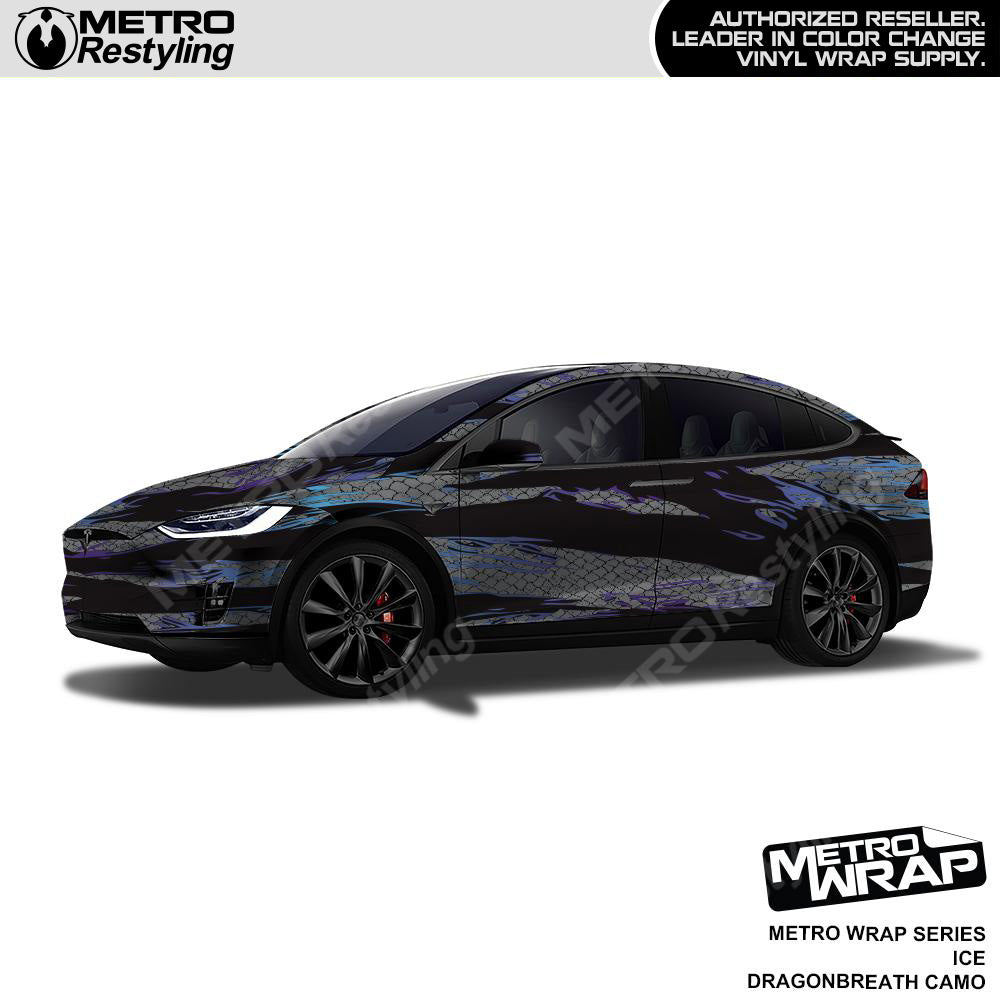 Metro Wrap Dragonbreath Ice Camouflage Vinyl Film