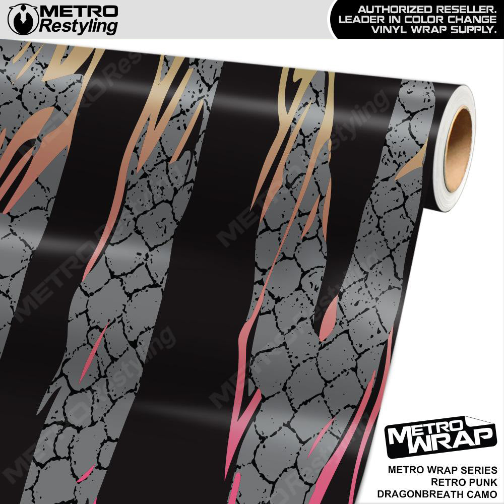 Metro Wrap Dragonbreath Retro Punk Camouflage Vinyl Film