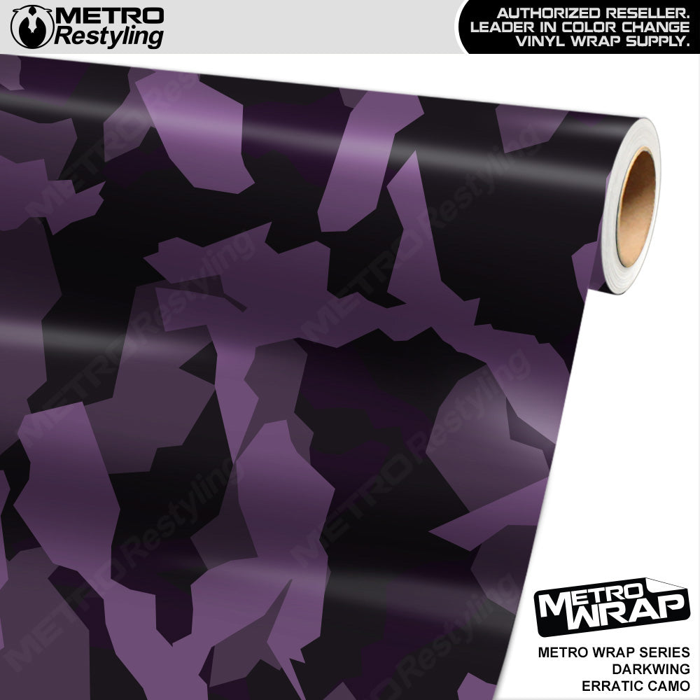 Metro Wrap Erratic Darkwing Camouflage Vinyl Film